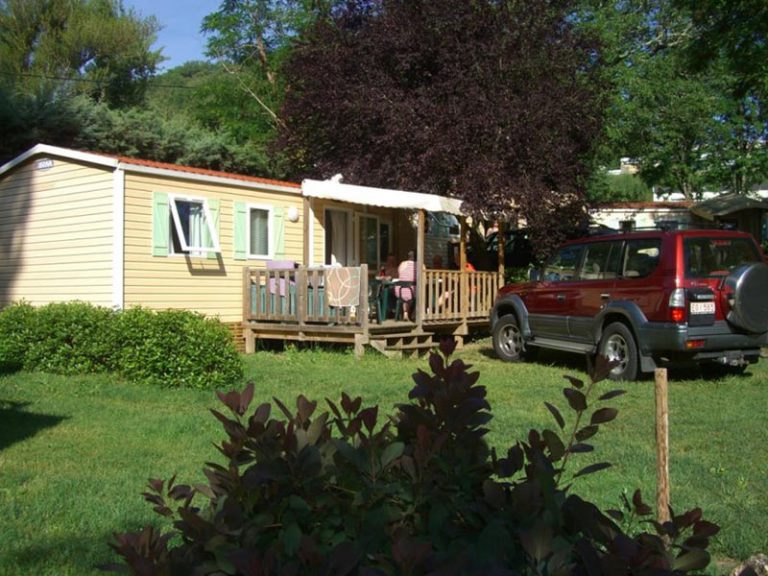 Location de mobilhomes tout confort 6 personnes en Ardèche Camping